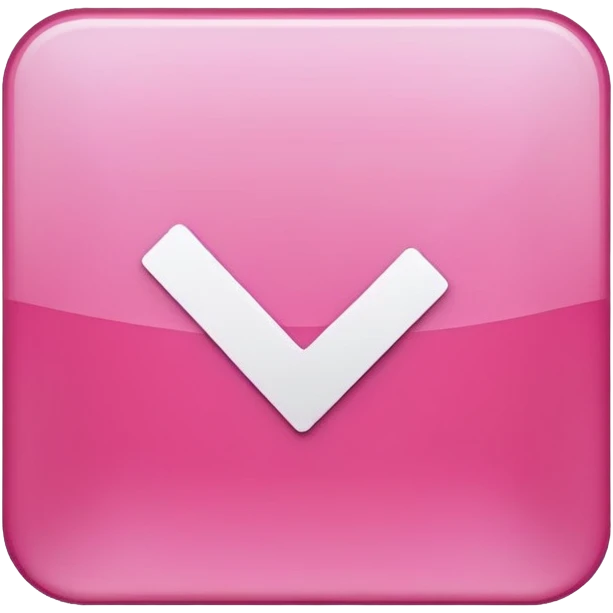 Pink check mark in a square emoji