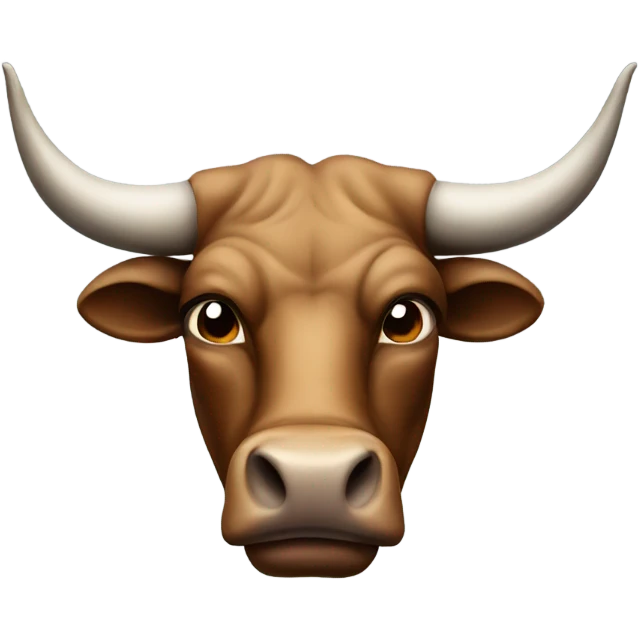 Bull head with the letter a emoji