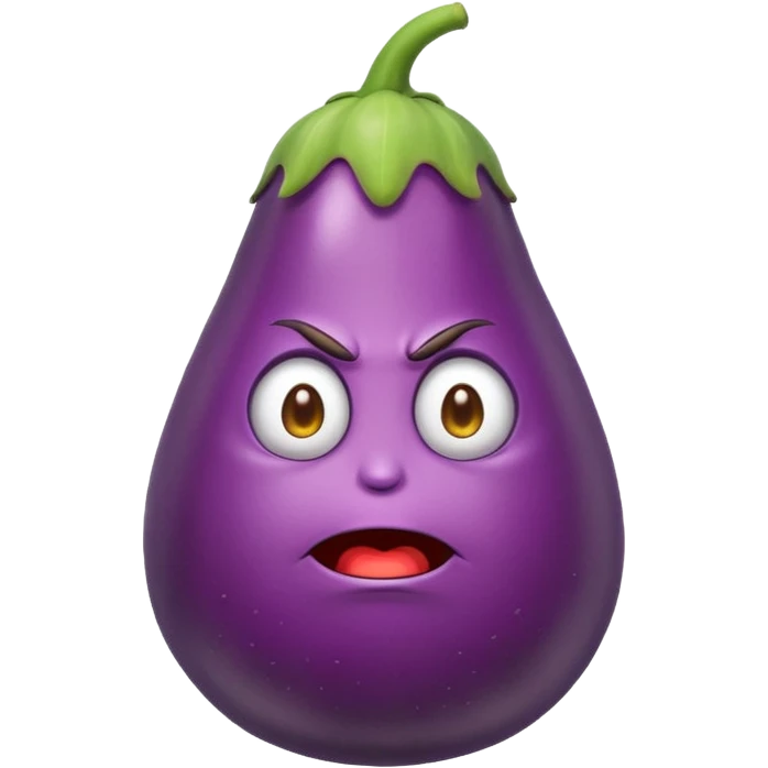 angry eggplant  emoji