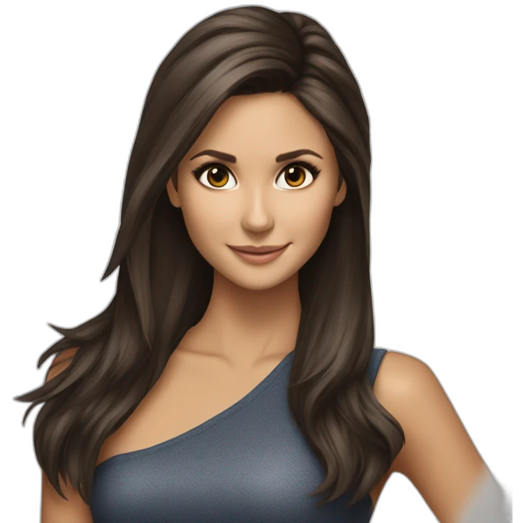 nina dobrev emoji