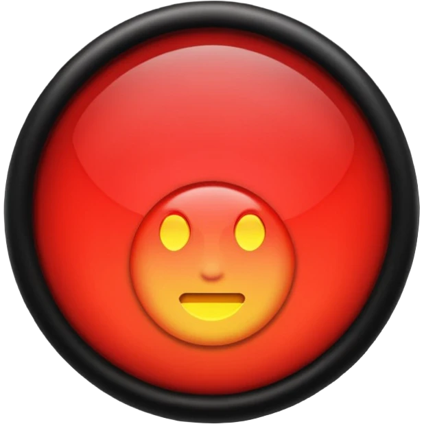 Red Light AND THERE IS NO FACE  emoji