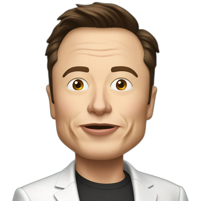 elon musk qui mange un pied emoji