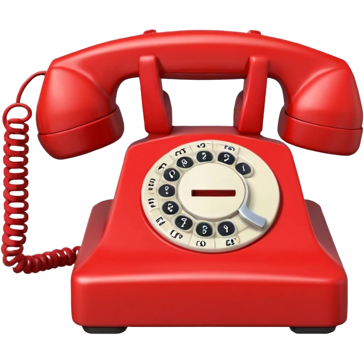 Phone hotline phone emoji