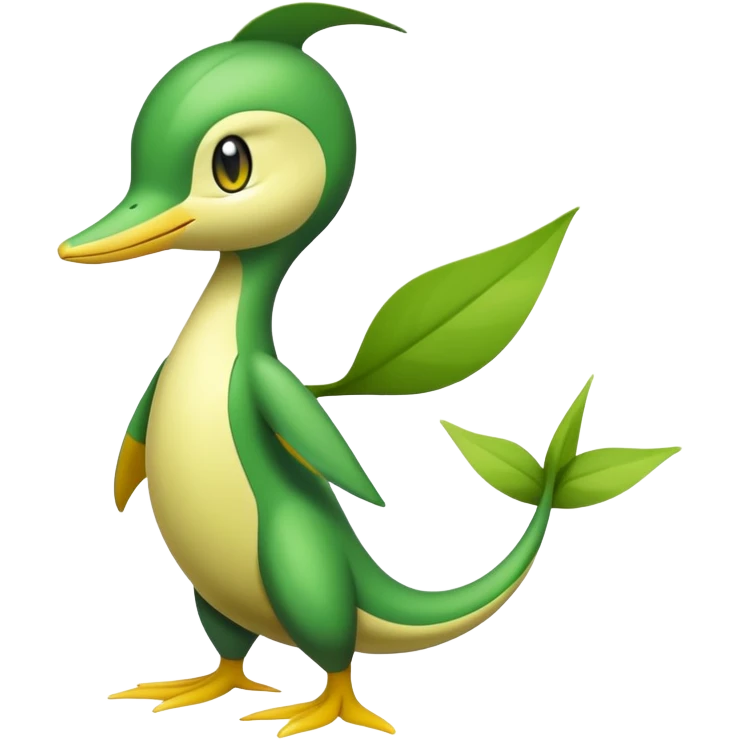 Snivy (full body) emoji