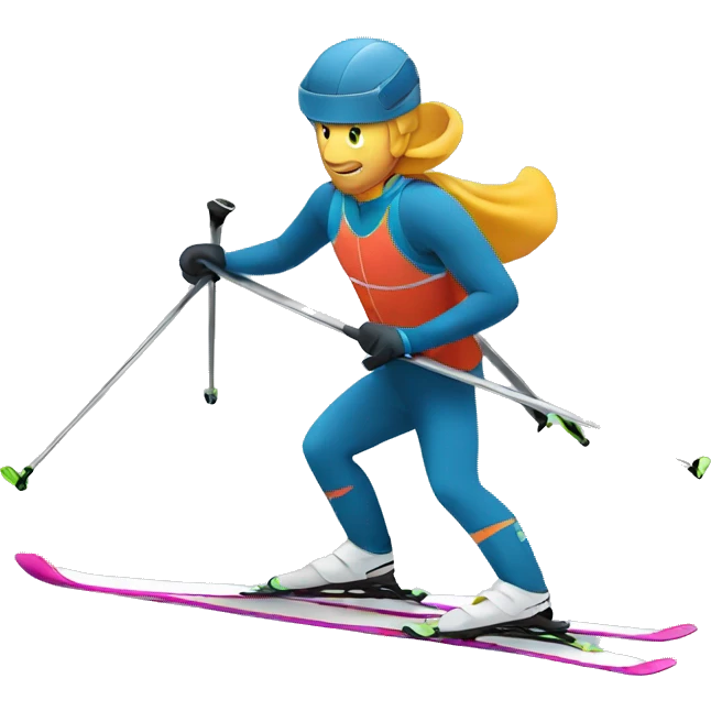 nordic ski emoji