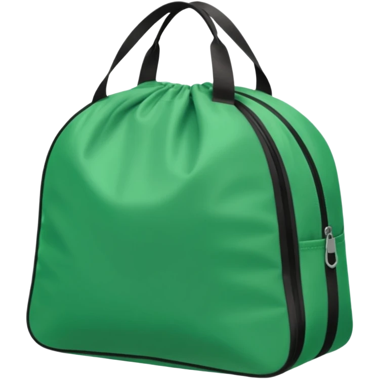sac de sport vert sans motif emoji