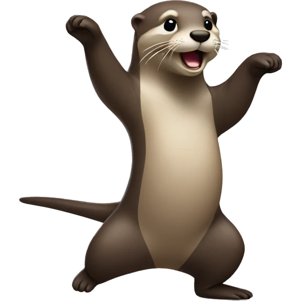 dancing otter emoji