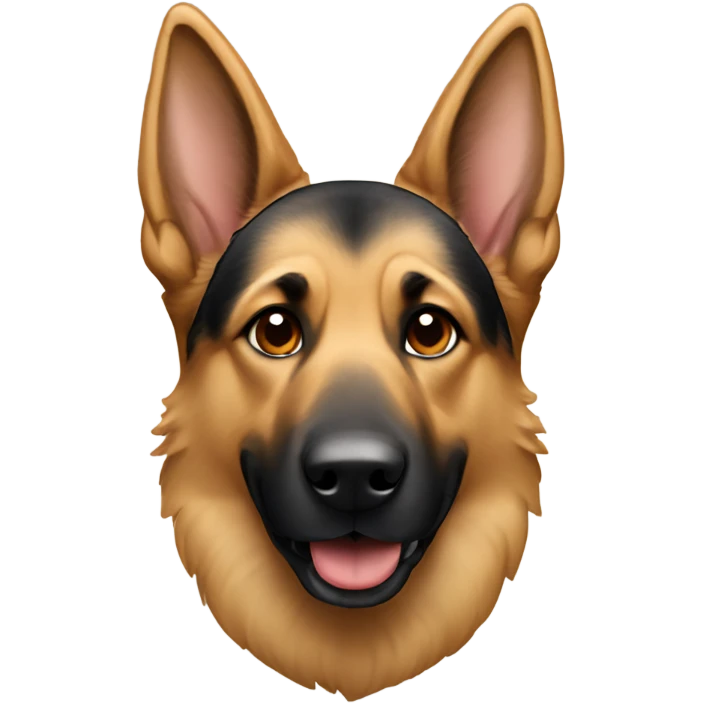 german shepard with airpods on emoji