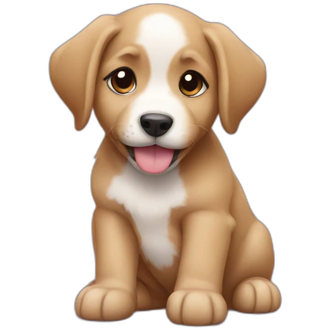 New year puppy emoji