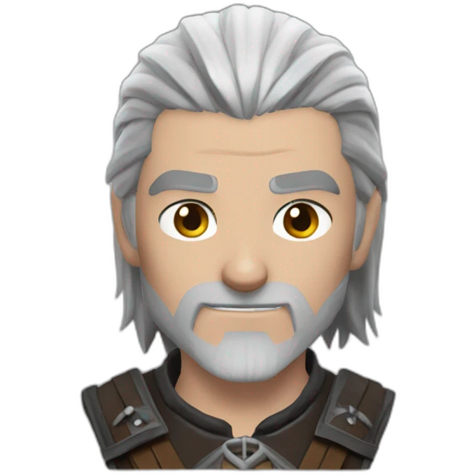 Witcher Geralt of Rivia emoji