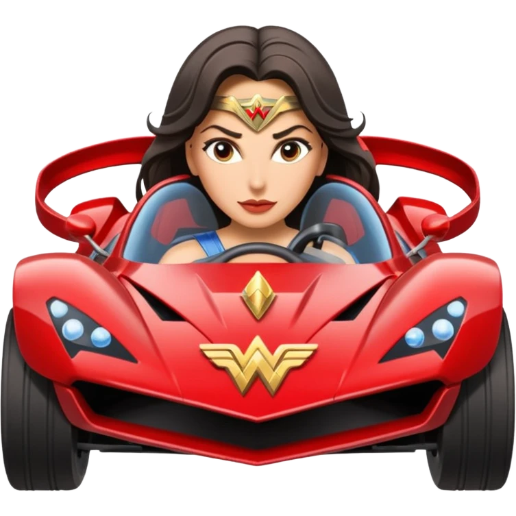  Wonder woman’s feminine features offroad capable long-travel suspension 4x4 racing no.86 hypercar  emoji
