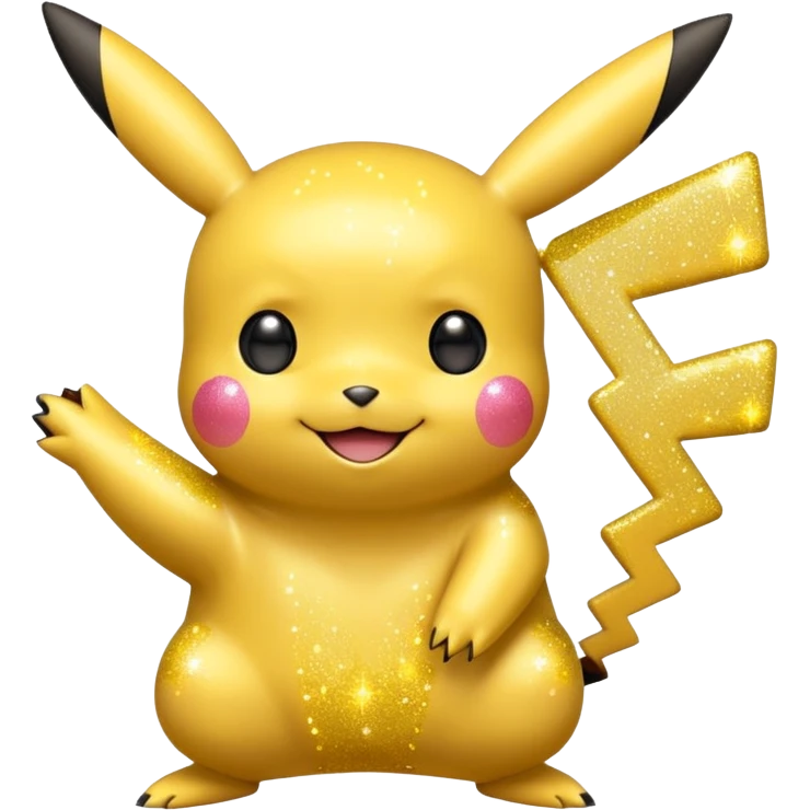 glitter pokemon pikachu emoji