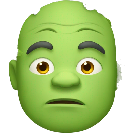 Ogre with tree branches emoji