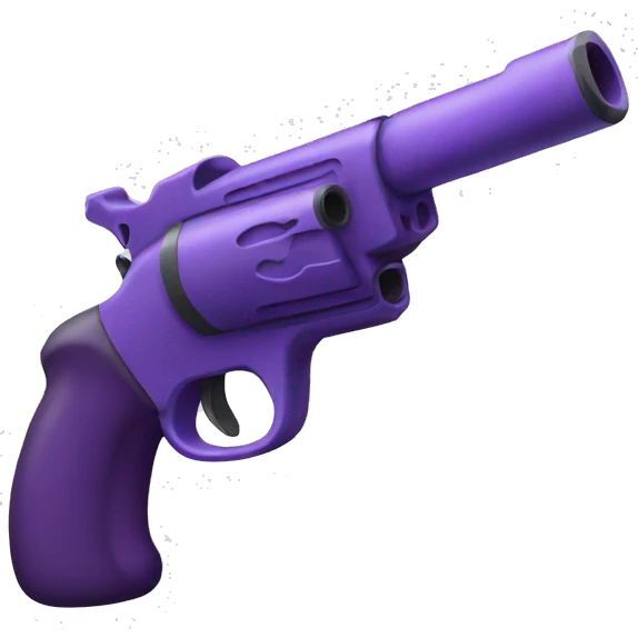 Violet gun  emoji