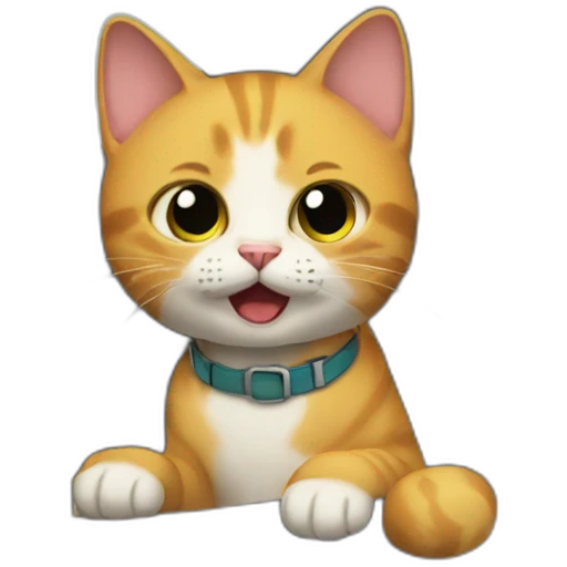 Car cat emoji