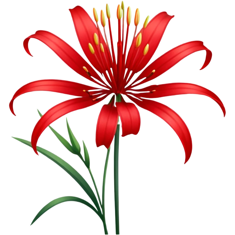 red spider lily emoji