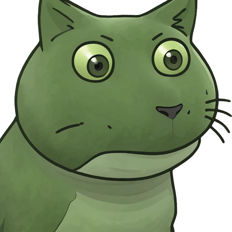 A cartoon cat character with a Lamborghini emoji