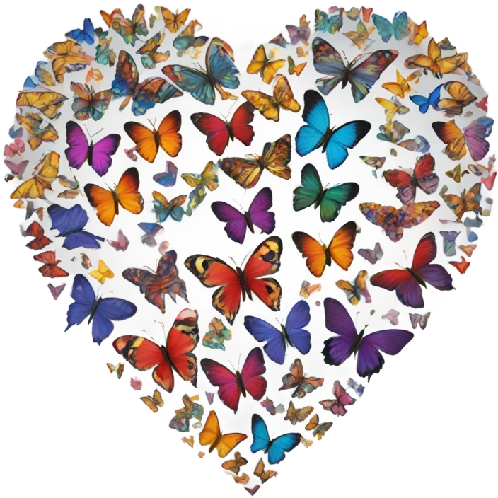 Butterfly heart emoji