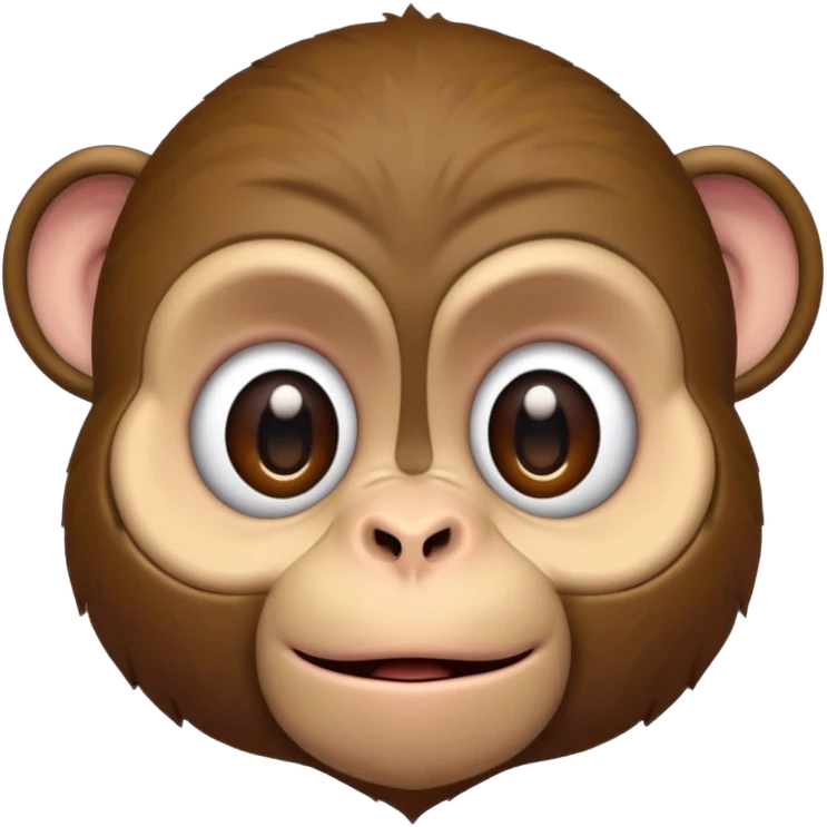 Autistic monkey emoji