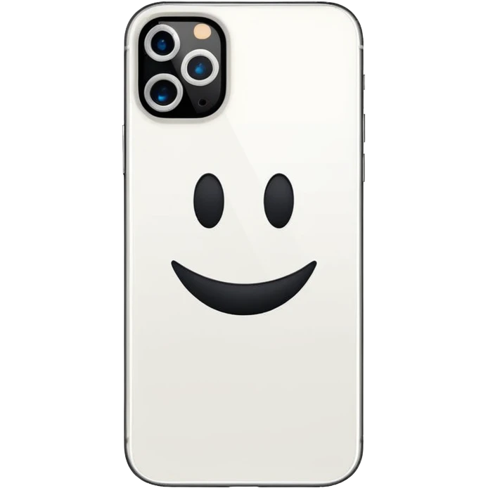 white iphone 14 pro max emoji