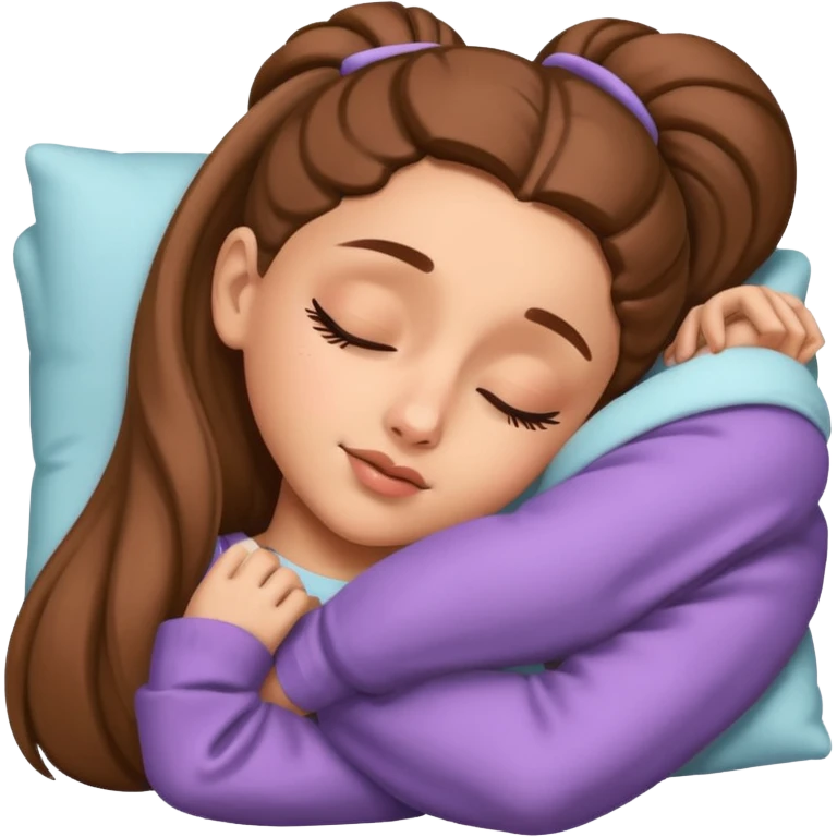 Ariana Grande sleeping emoji
