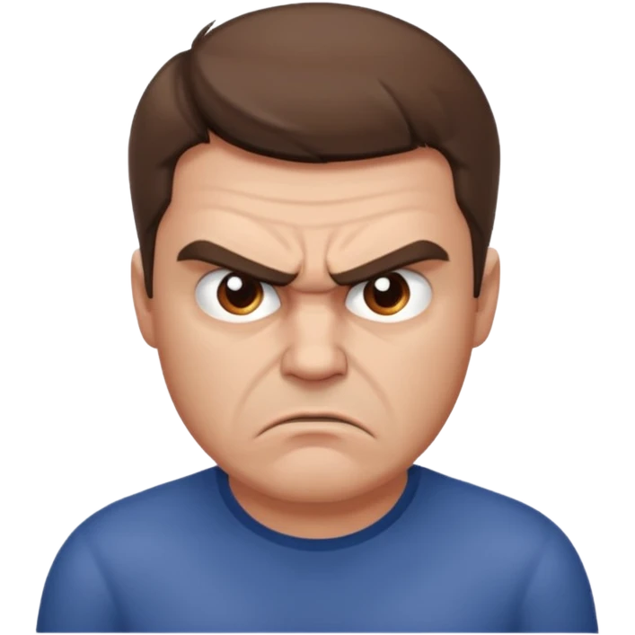 angry man emoji
