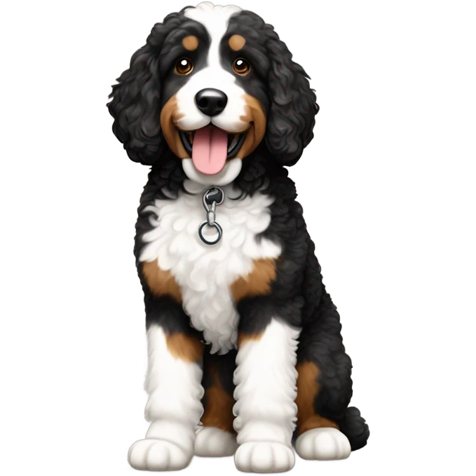 Bernedoodle walk emoji