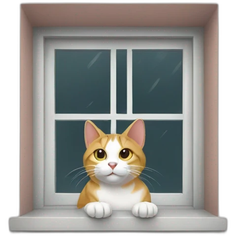 Cat in a Window emoji