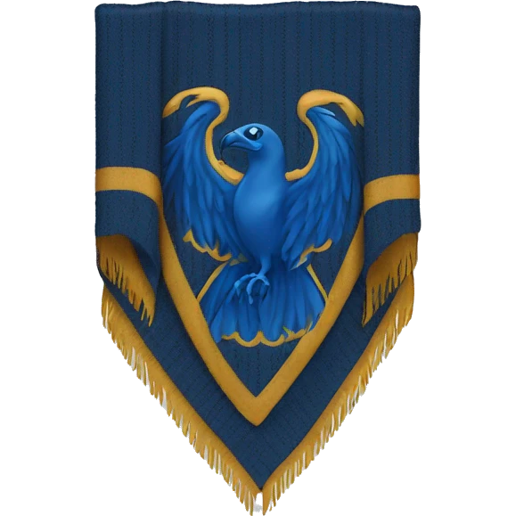 Ravenclaw scarf emblem  emoji