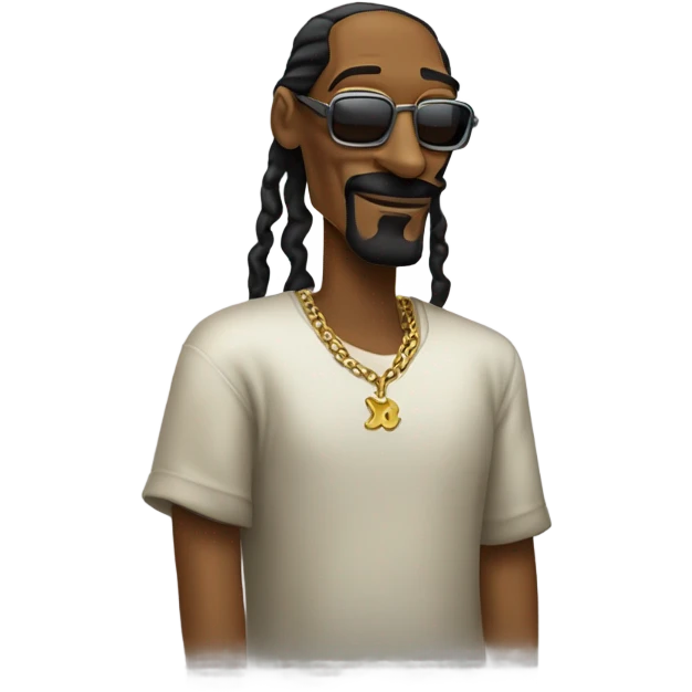 Snoop Dogg saying, "Fo shizzle dizzle" emoji