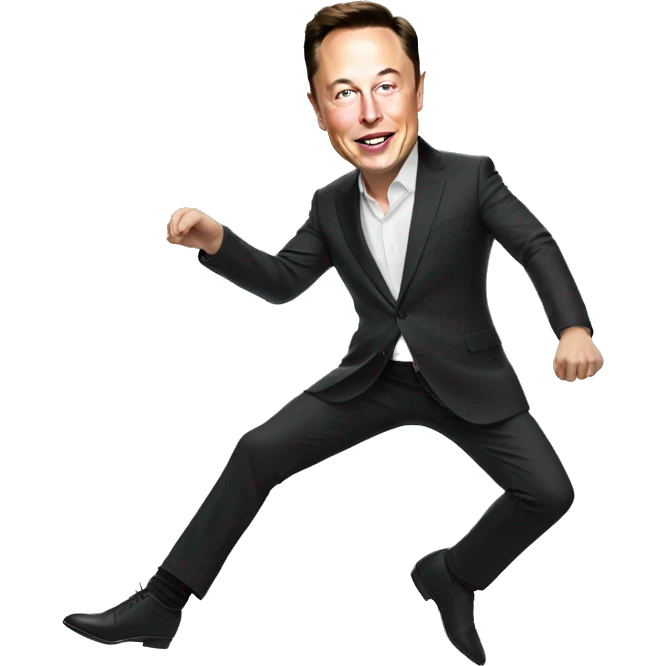 elon musk dances  emoji