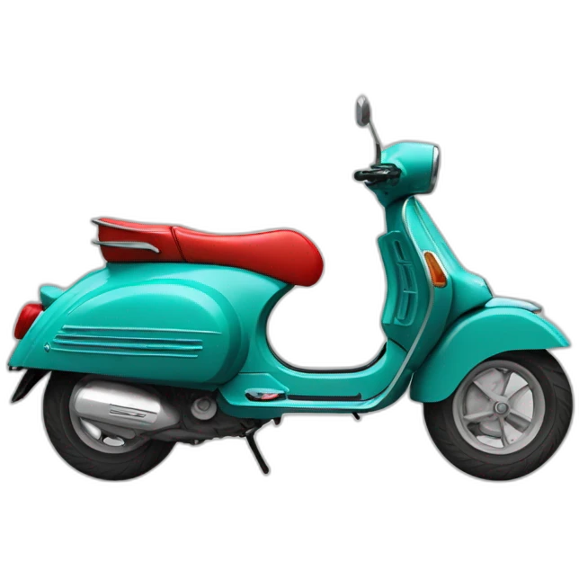 vespa roller red emoji
