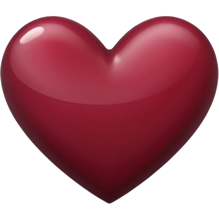 maroon heart emoji