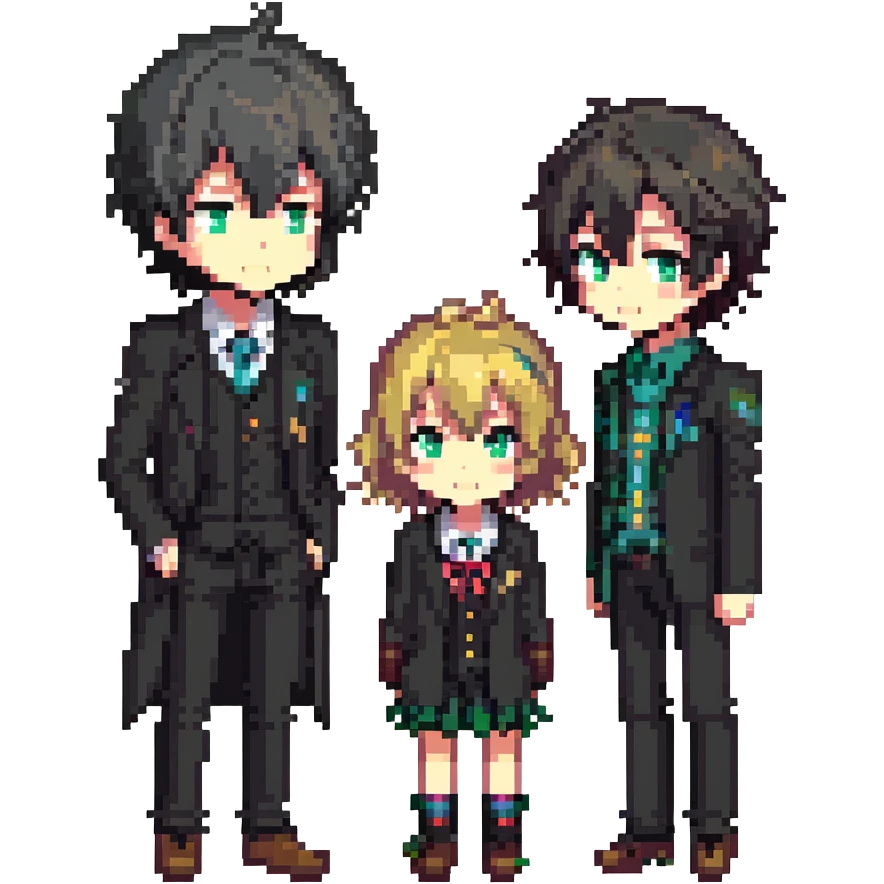 emoji combining Hiro, Miyamura, and Kanata Asai emoji