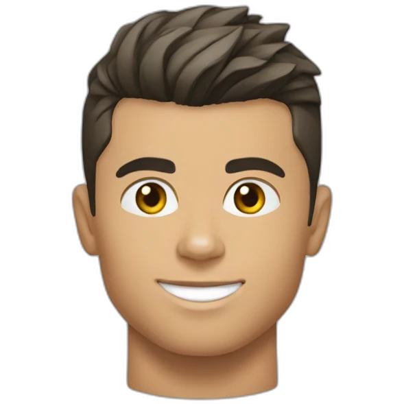 Cristiano Ronaldo tête emoji