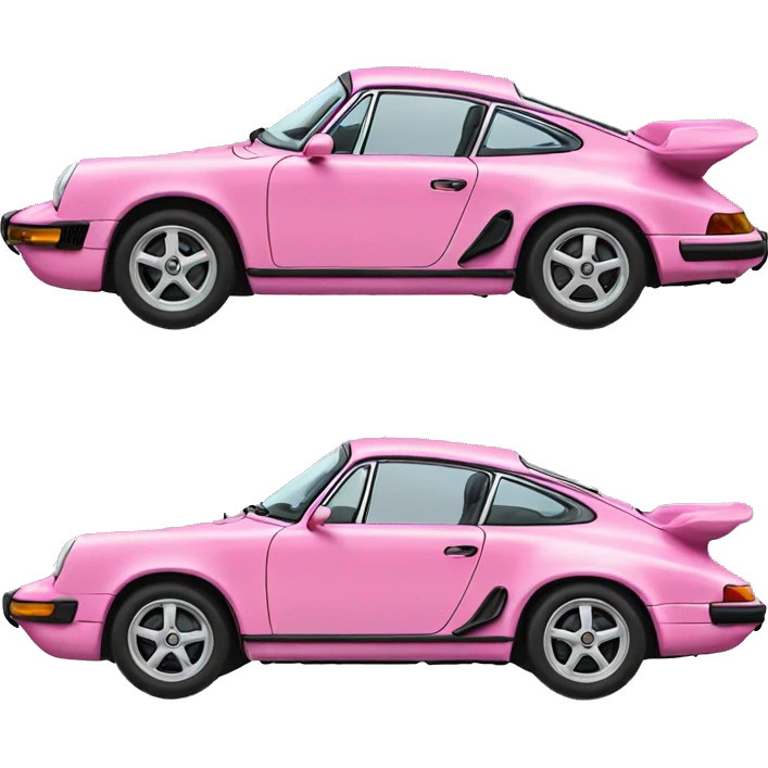pink porsche emoji