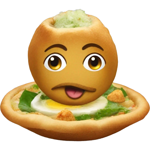 pani puri indian dish emoji