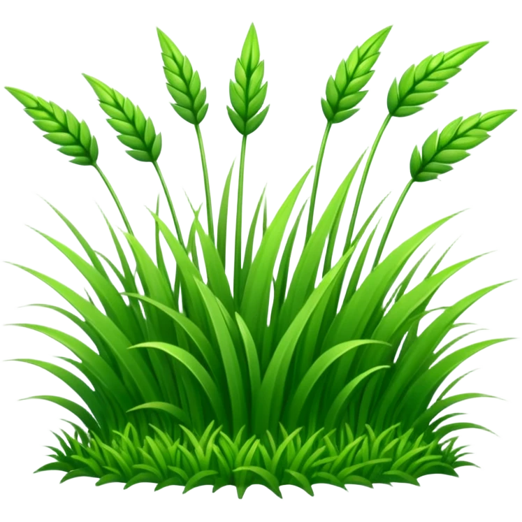 green grass emoji