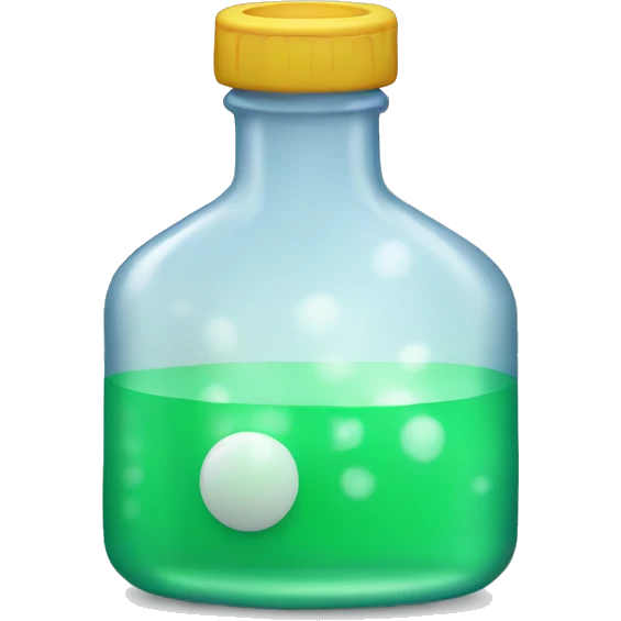 chemicals in bottle emoji