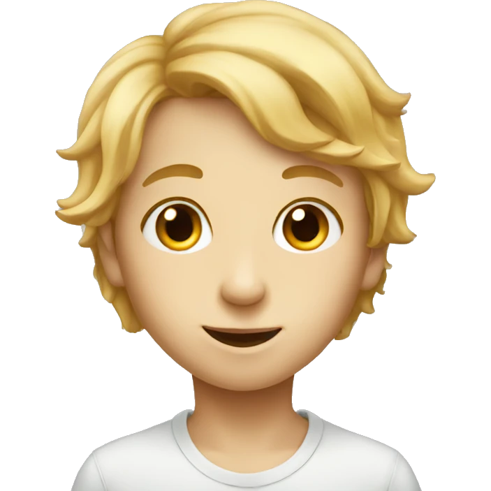 kid with long nose emoji