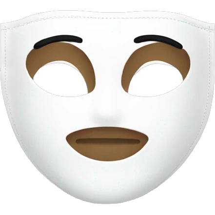 Face mask skincare emoji