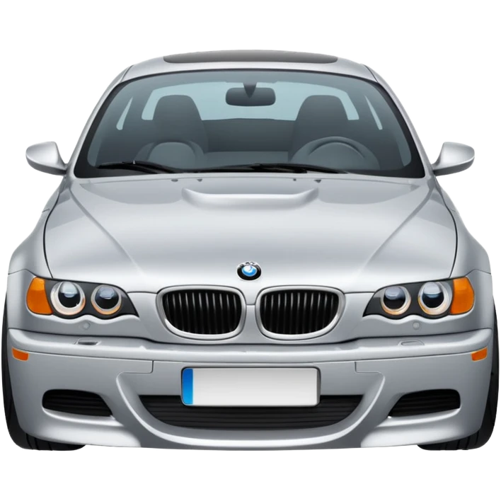 BMW 330ci car front view emoji