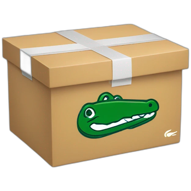 Box Lacoste emoji