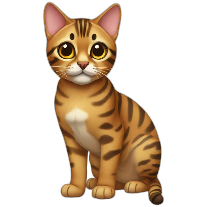 bengal cat emoji
