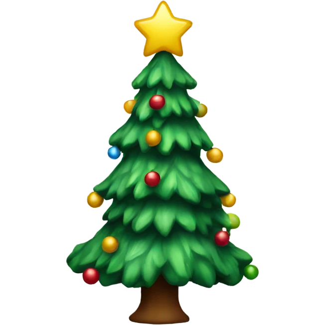 small Christmas tree emoji