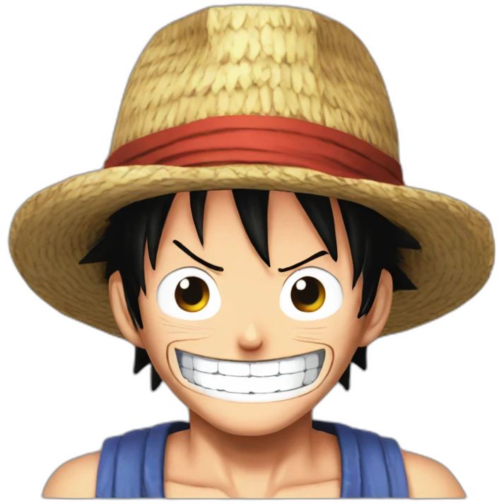 one piece luffy emoji