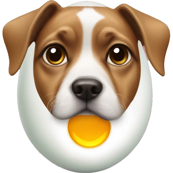 dog egg emoji