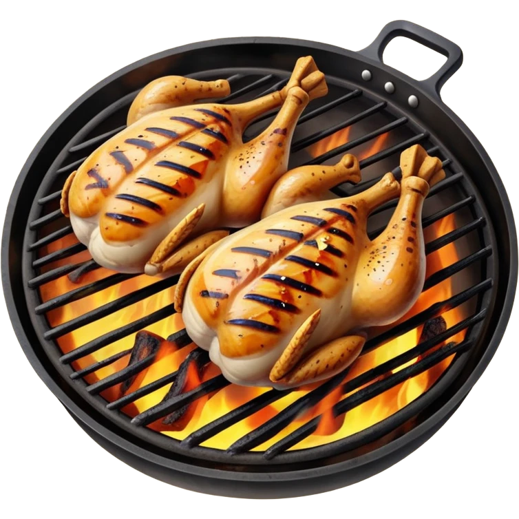 grilled chicken  emoji