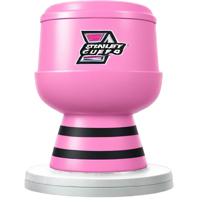 pink Stanley remote big cup   emoji