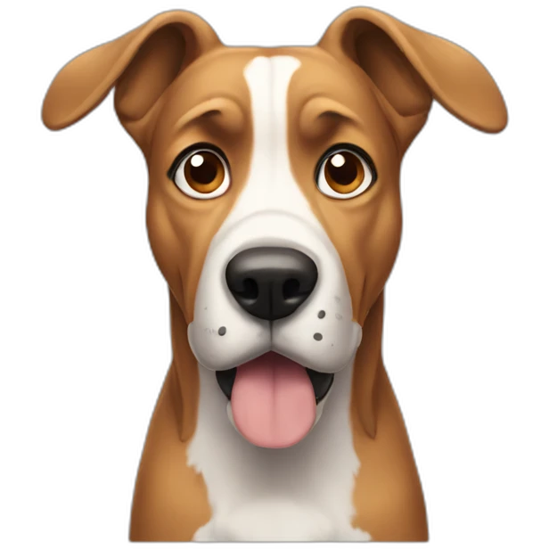 confused dog emoji